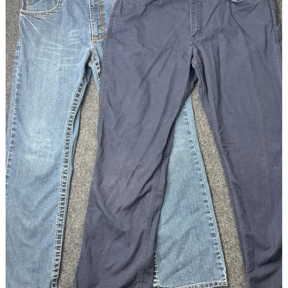 2 pairs Bulwark FR Men's Pants 34x30 Denim Navy Fire Resistant CAT2 2112